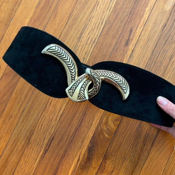 Vintage Accessories - Vintage Leather waist belt.